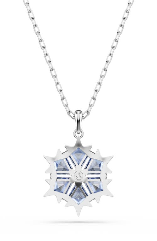 Swarovski Magic Rhodium Plated Pendant Necklace In Silver
