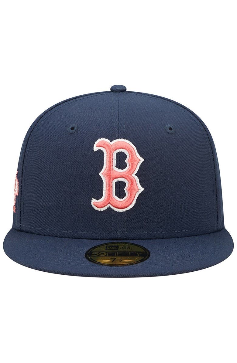 New Era Men's New Era Navy Boston Red Sox 2013 World Series Lava Undervisor 59FIFTY Fitted Hat, Alternate, color, 