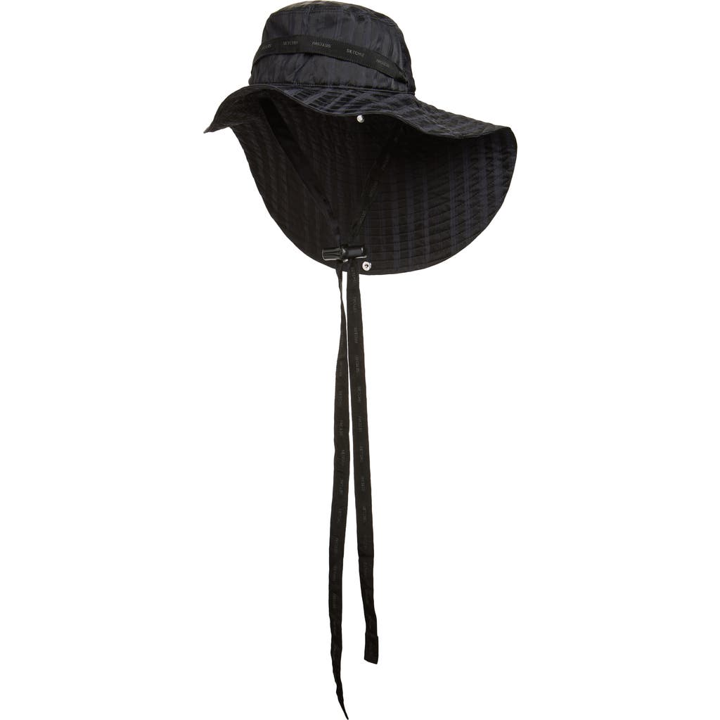 SETCHU Stripe Fisherman Hat in Black  product