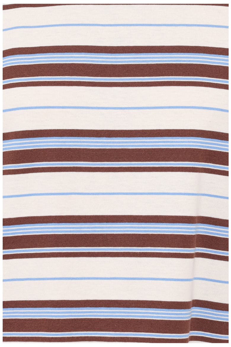 Hellen 2-Piece Striped Shorts Set, Alternate, color, BROWN MULTI STRIPE