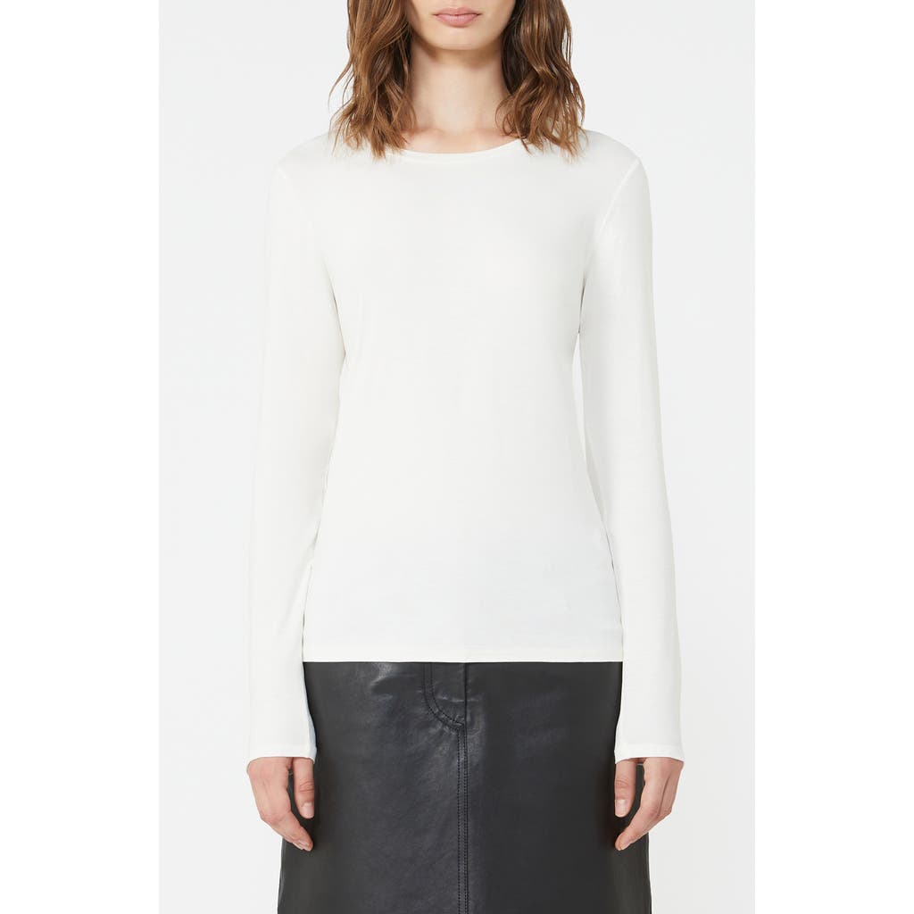 Weekend Max Mara Multie Crewneck Knit Top In White