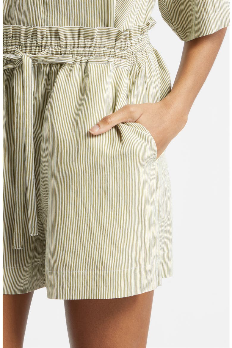 Belen Stripe Drawstring Shorts, Alternate, color, FATIGUE STRIPE