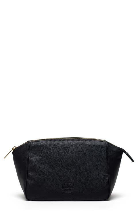Milan Faux Leather Toiletry Bag
