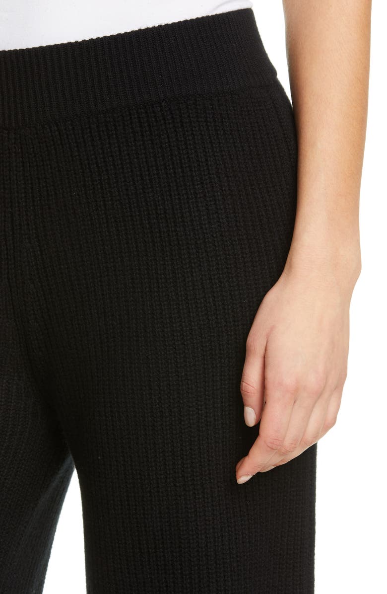 La Ligne Ribbed Cashmere Pants, Alternate, color, 
