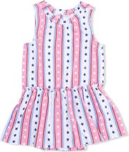 Angel Dear Stars & Stripes Skirted Bodysuit