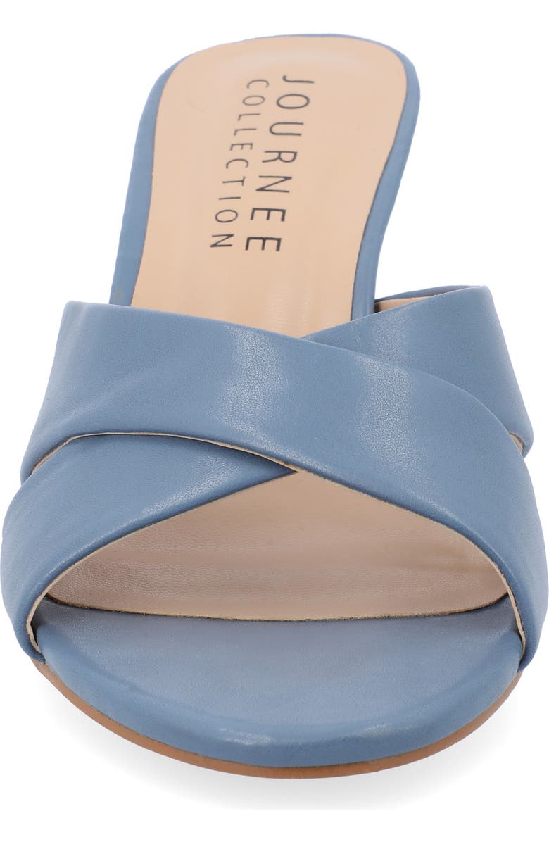 Journee Collection Berkly Slide Sandal, Alternate, color, Blue