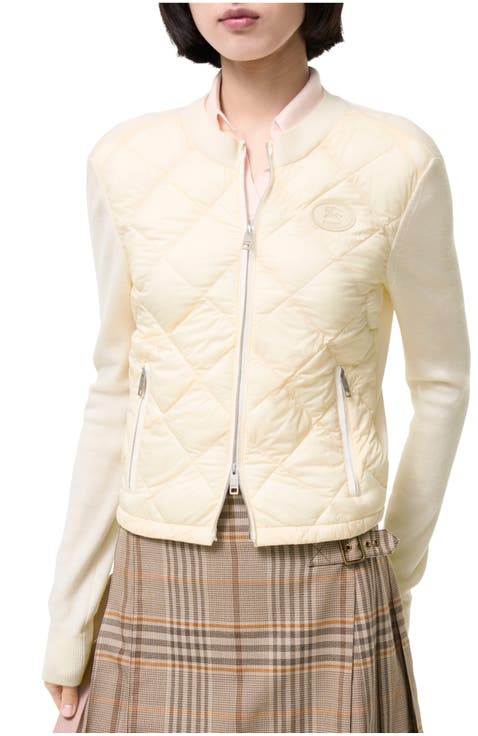 Quilted Nylon and Wool Fulbrook Jacket
