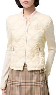 Burberry Quilted Nylon and Wool Fulbrook Jacket