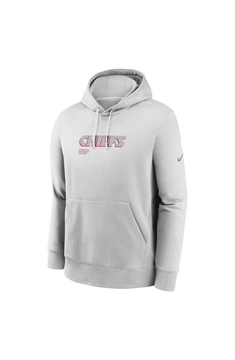 Nike Men's Nike Gray Kansas City Chiefs Edge Pack French Terry Club Pullover Hoodie, Alternate, color, Gray