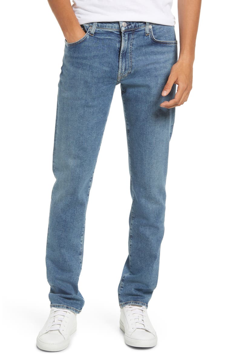 Gage Straight Leg Baggy Jeans, Main, color, PARKLAND