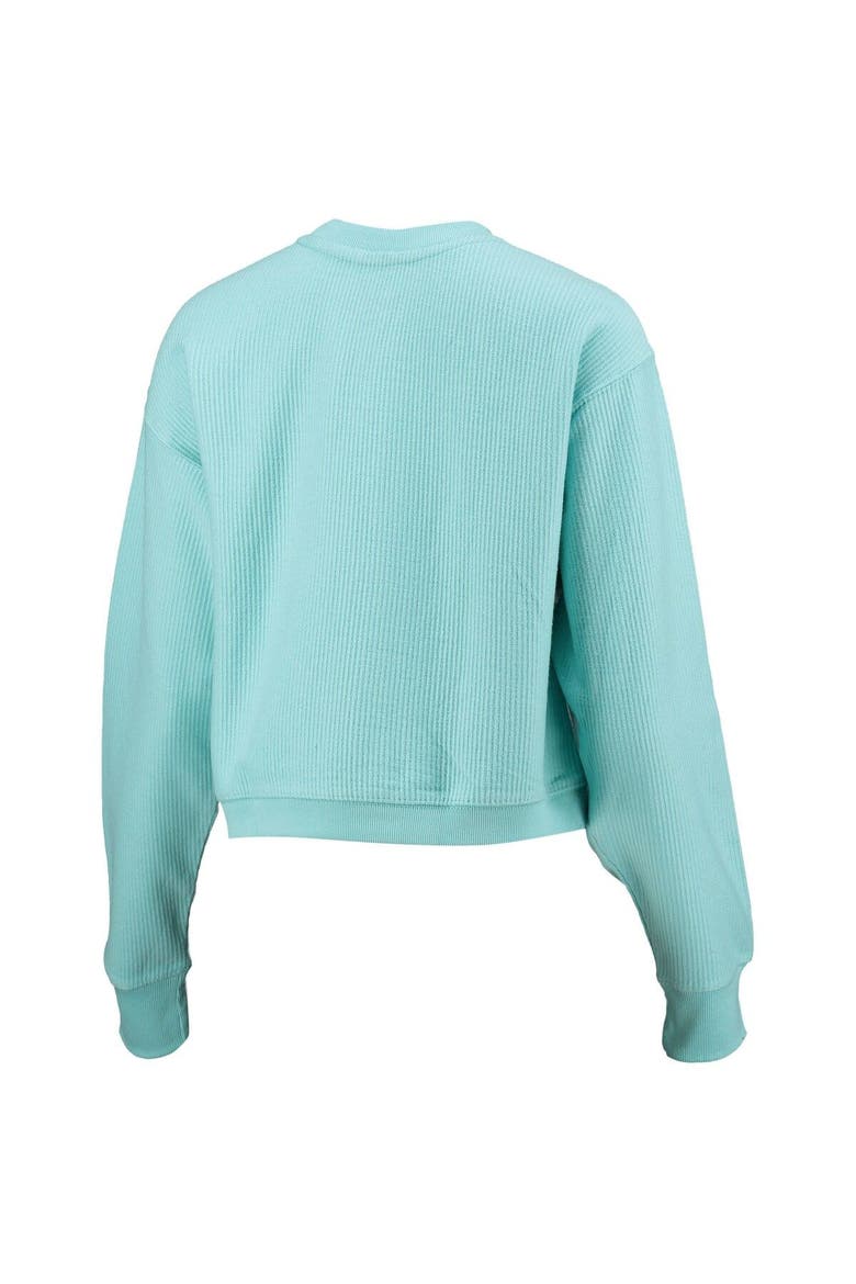 Women's League Collegiate Wear Light Blue Alabama Crimson Tide Corded Timber Cropped Pullover Sweatshirt, Alternate, color, Light Blue