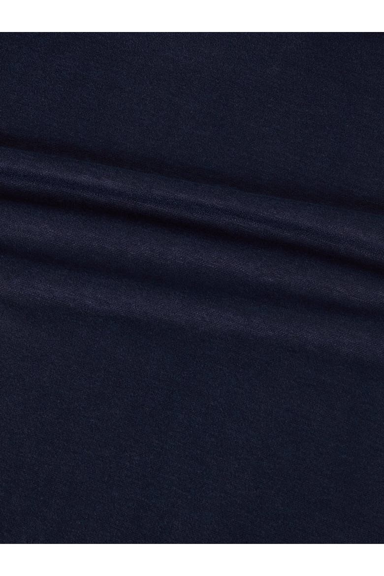 Davis Pique Linen Tee, Alternate, color, Navy