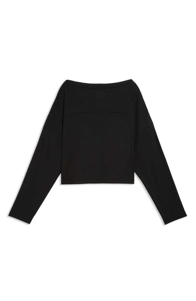 PUMA CLOUDSPUN Rib Slouch T-Shirt, Alternate, color, 