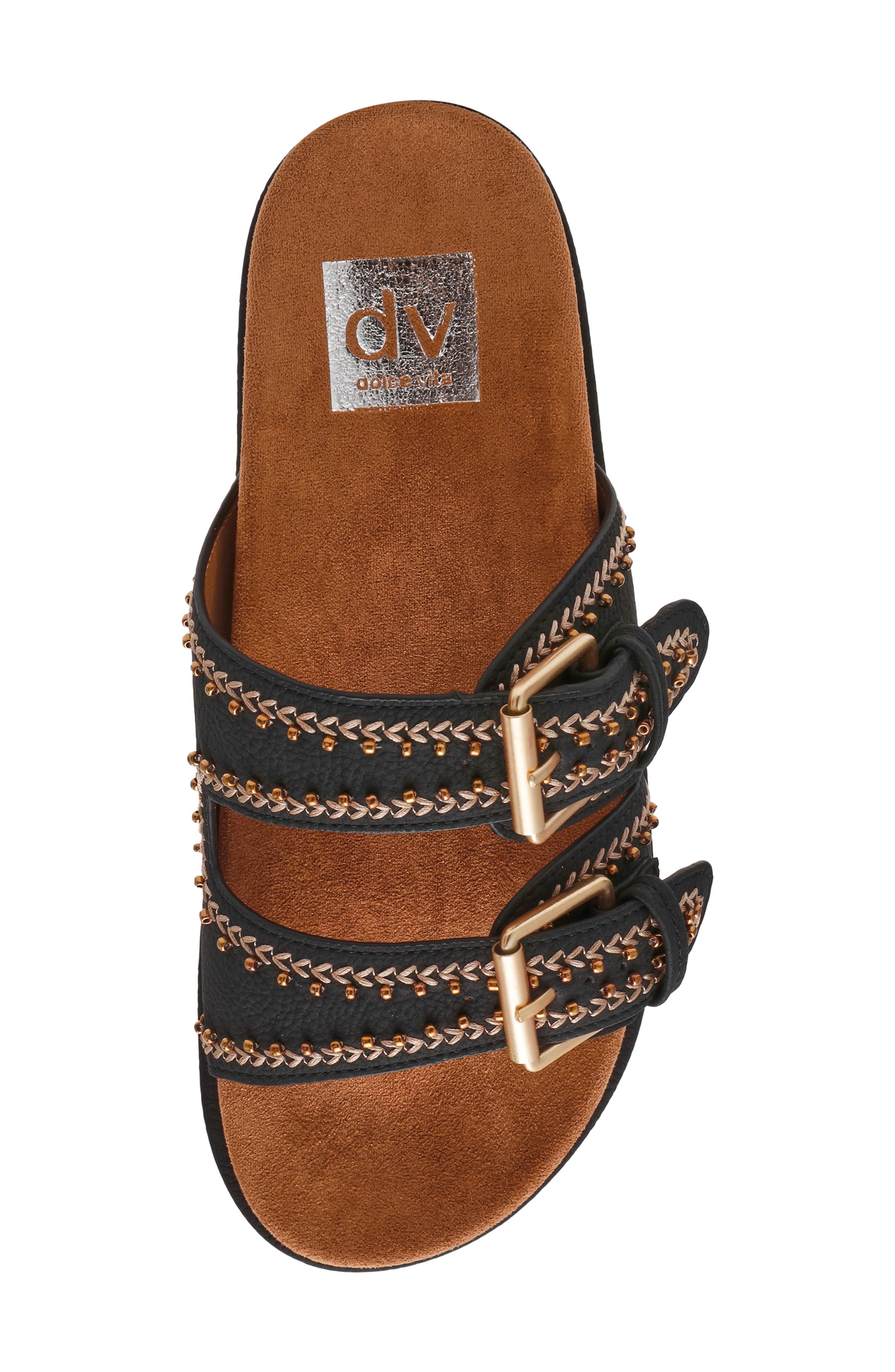 DV by Dolce Vita Phlume Slide Sandal, Alternate, color, Black