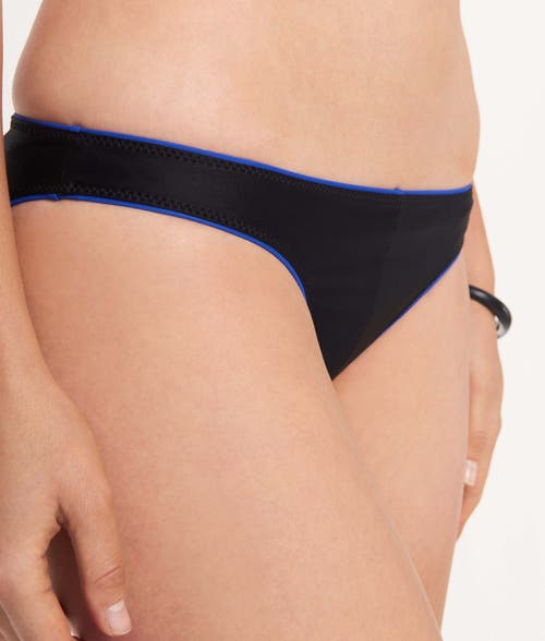 Ansea The Reversible Cheeky Bottom In Black/blue