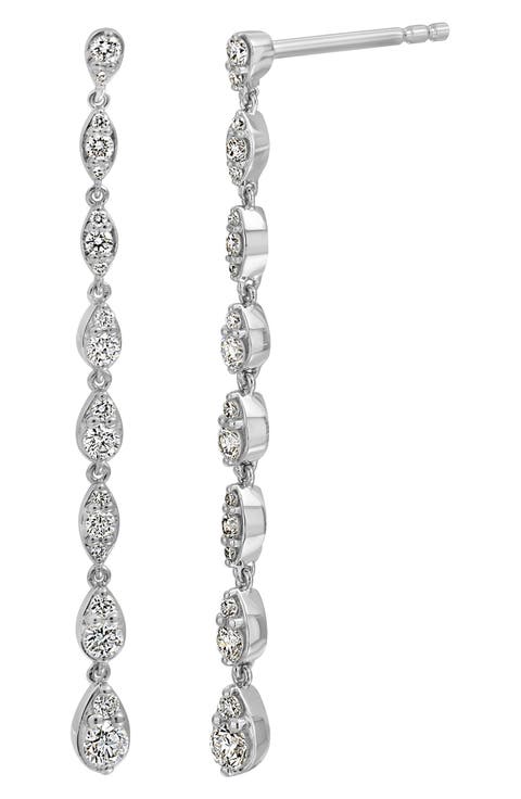 Getty Diamond Linear Drop Earrings (Nordstrom Exclusive)