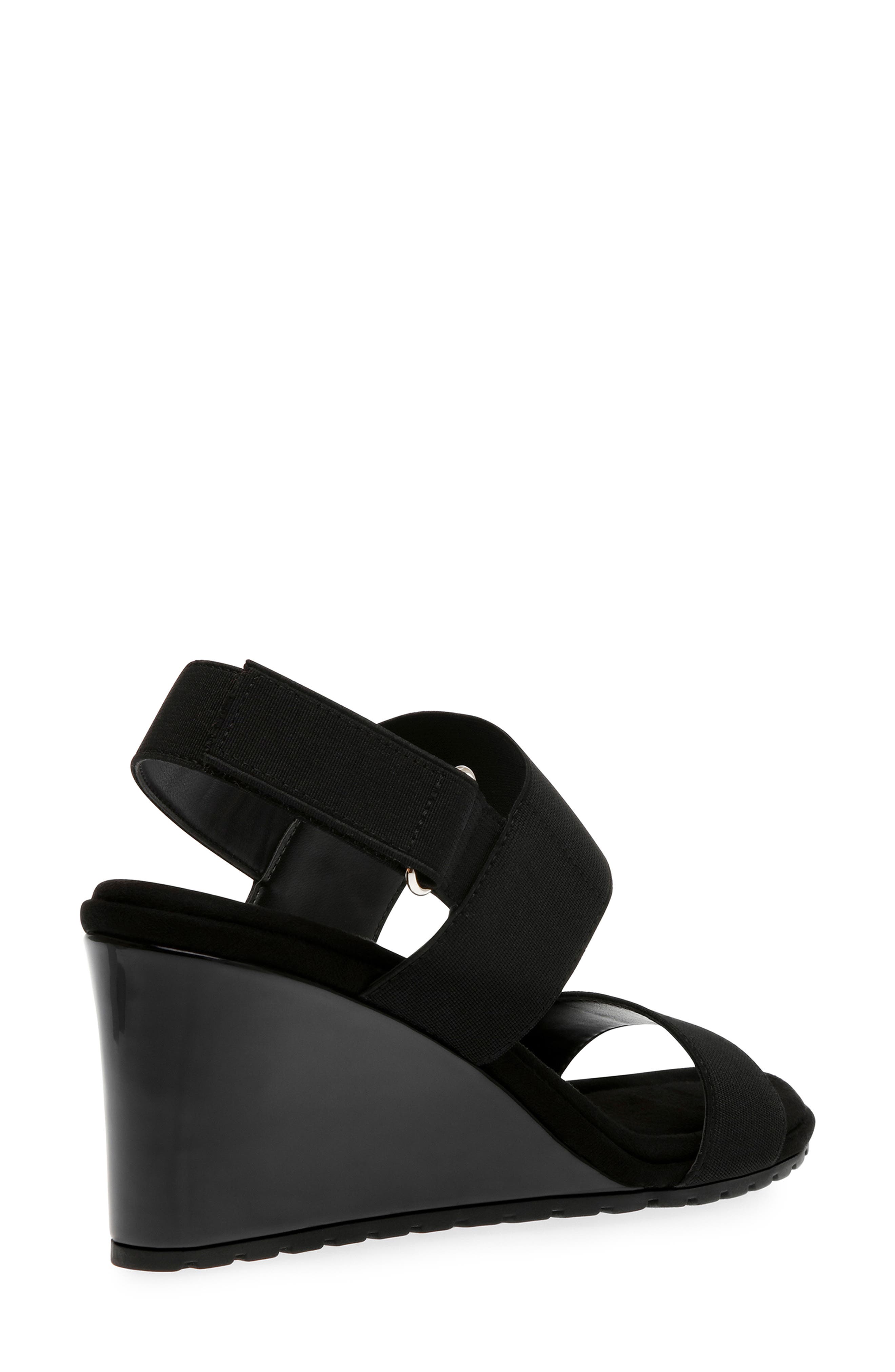 Anne Klein Sly Wedge Sandal, Alternate, color, 