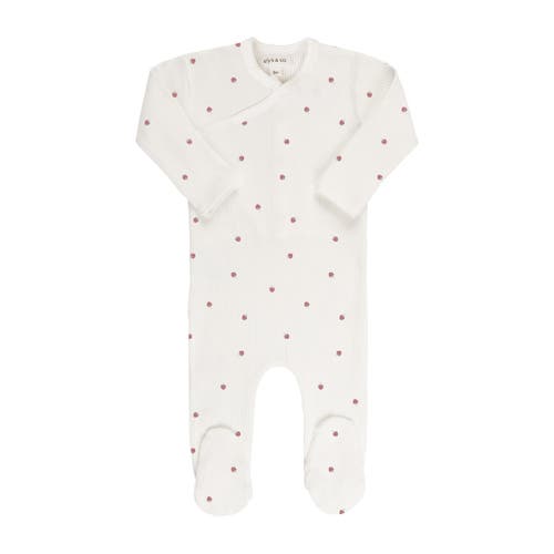 Ely's & Co. Baby Cotton Ribbed Zipper Footie