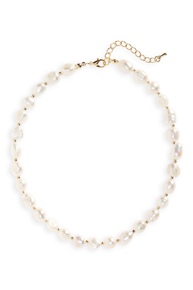 Ren Freshwater Pearl Necklace, Main, color, MULTI