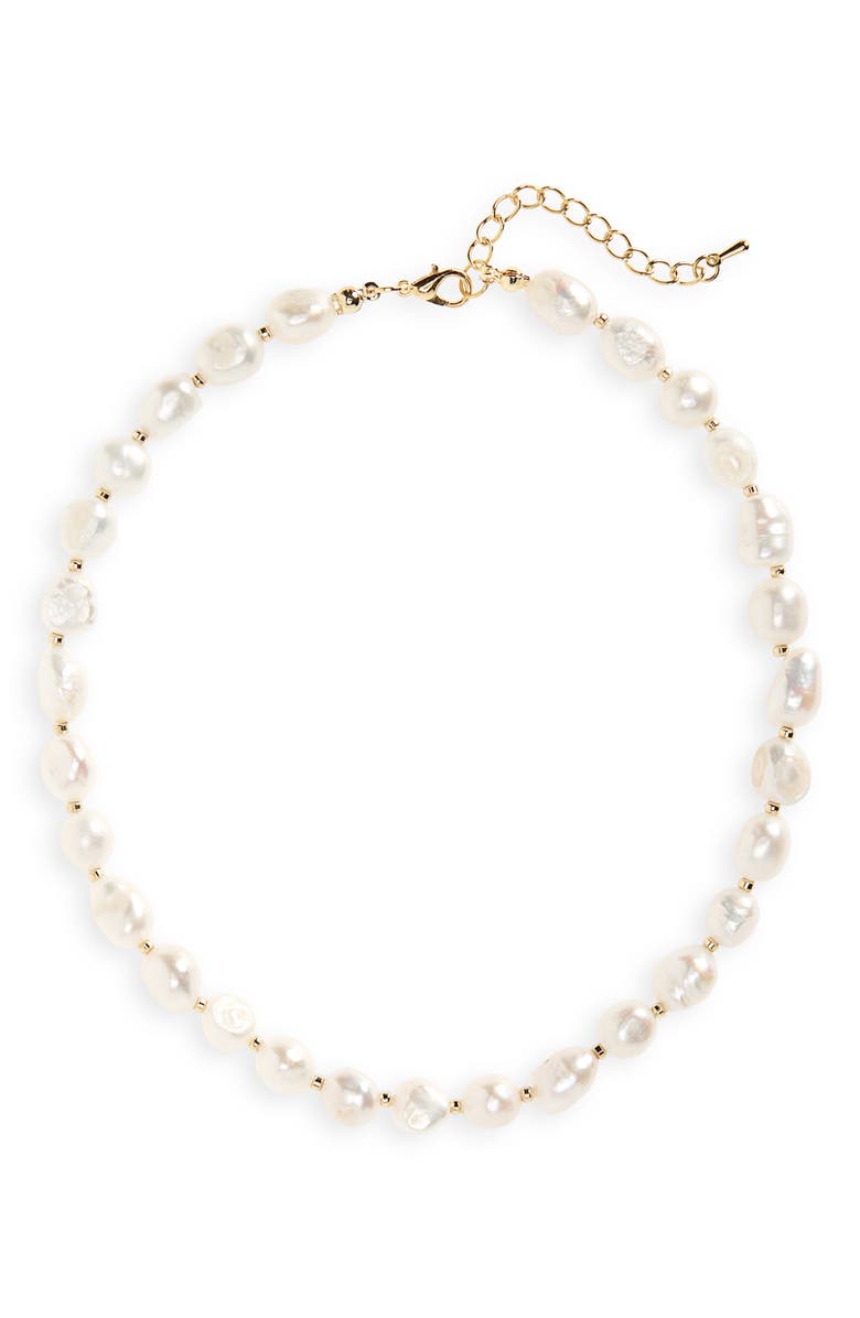 Petit Moments Ren Freshwater Pearl Necklace, Main, color, Multi