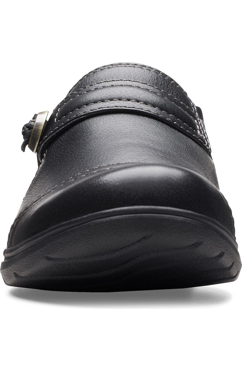 Clarks<sup>®</sup> Carleigh Pearl Slip-On Shoe, Alternate, color, Black Leather