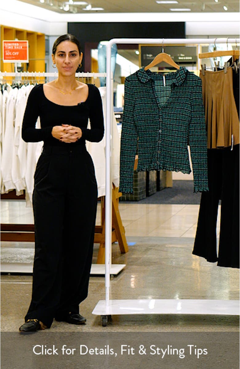 Caught A Feeling Smocked Button-Up Top, sales video thumbnail