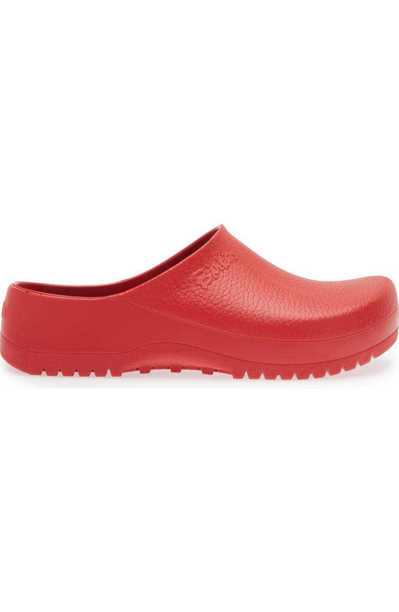 Birkenstock Super Birki Water Resistant Clog, Alternate, color, Red