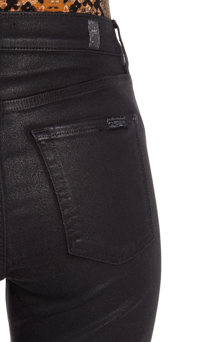 7 For All Mankind <sup>®</sup> Slim High Waist Ankle Kick Jeans, Alternate, color, 