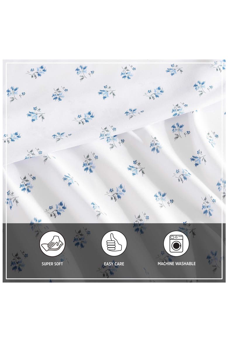Floral Sheet Set, Alternate, color, PASTEL BLUE