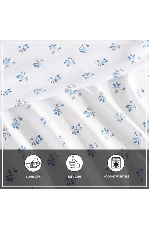 Wrangler Western Saddle Stripe Throw Blanket In Pastel Blue