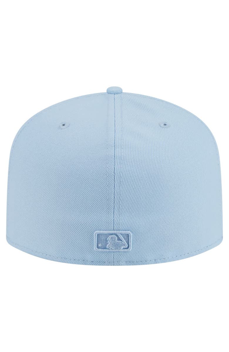 New Era Men's New Era  Light Blue Cincinnati Reds Color Pack A-Frame 59FIFTY Fitted Hat, Alternate, color, 