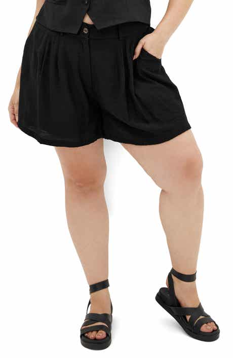 City Chic Bella Woven Shorts