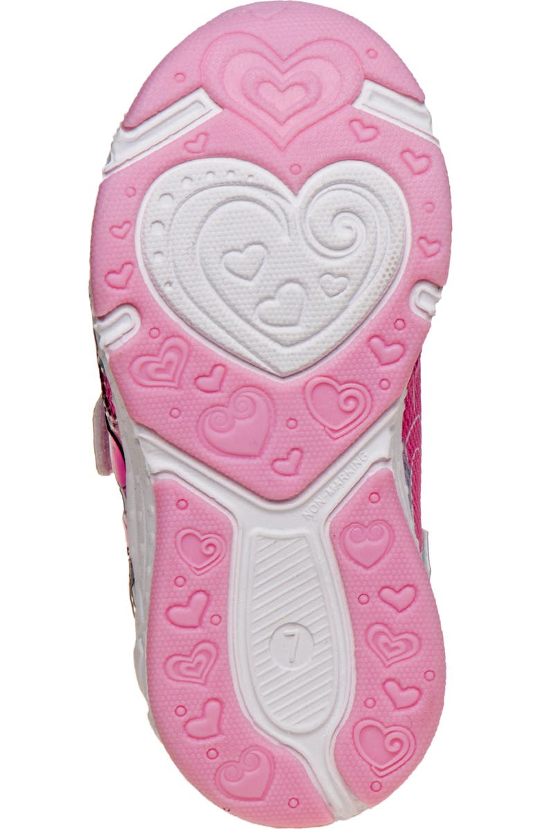 JOSMO x Disney Kids' Minnie Mouse Sneaker, Alternate, color, Silver Holo Pink