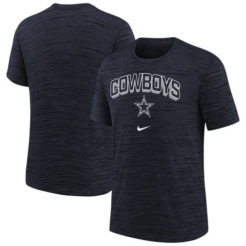 Youth Nike  Navy Dallas Cowboys Sideline Velocity Performance T-Shirt