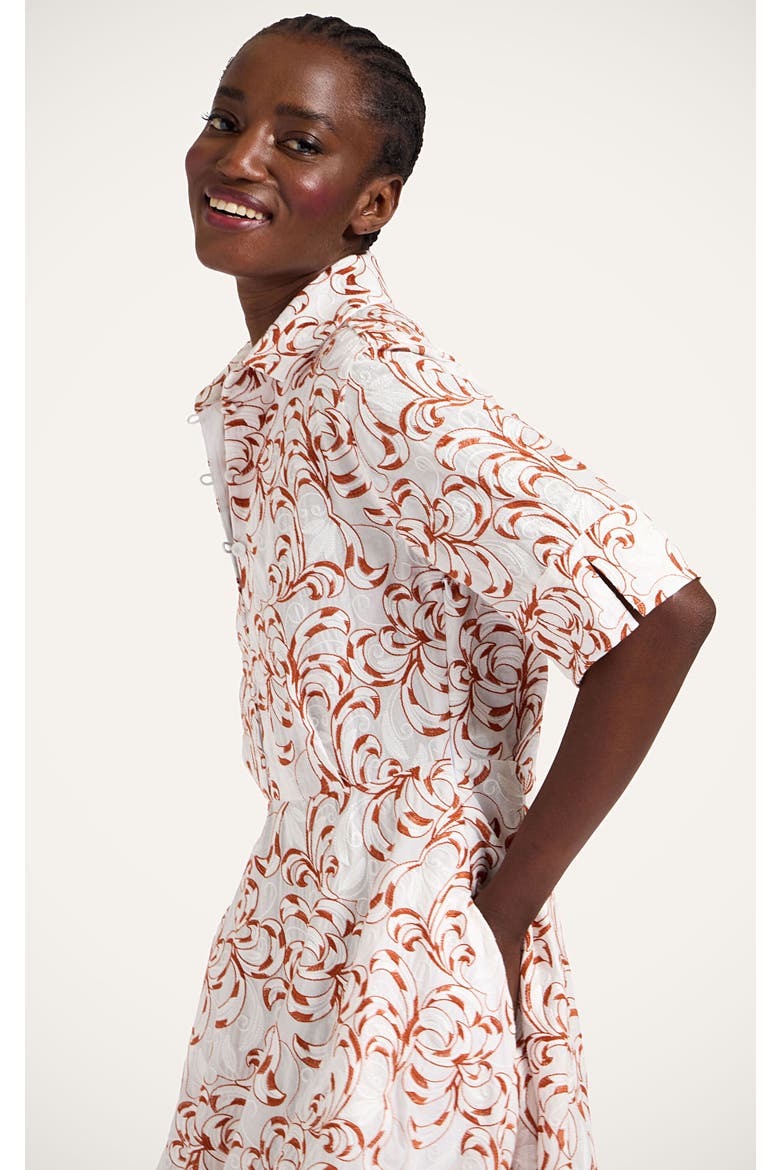 San Pietro Dress, Alternate, color, Fern White
