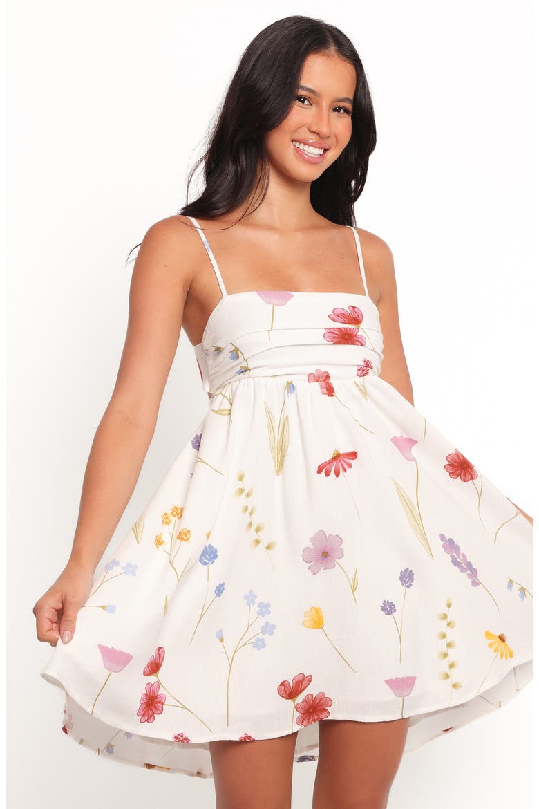 Jesse Floral Print Minidress, Alternate, color, DITSY FLORAL