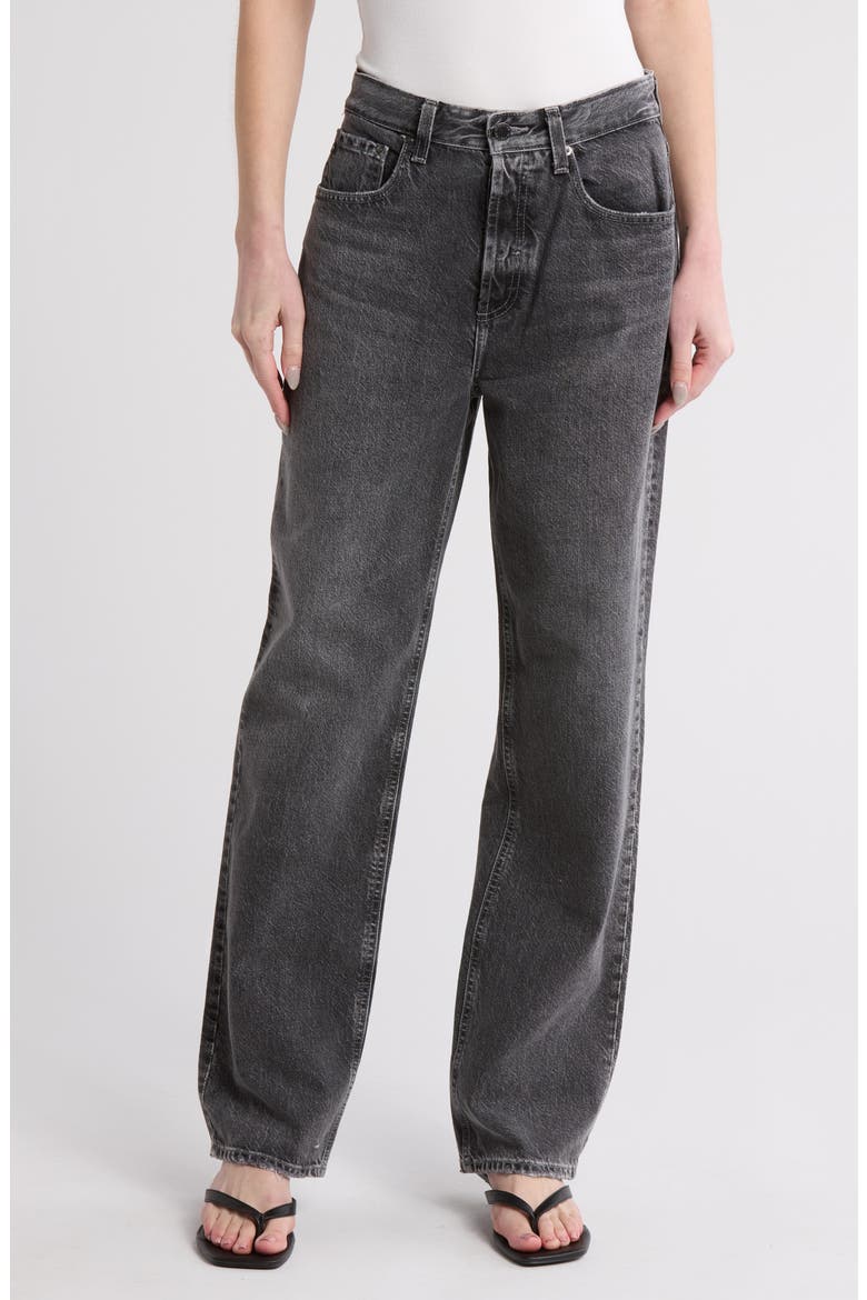 Clove High Waist Straight Leg Jeans, Main, color, DISTORTION