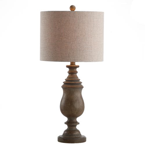 JONATHAN Y Abeline Resin LED Table Lamp in Brown  product