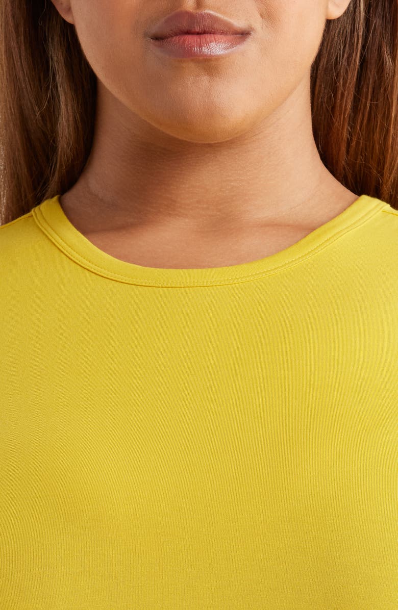 Universal Standard Sardinia Cotton Tank Dress, Alternate, color, Yellow