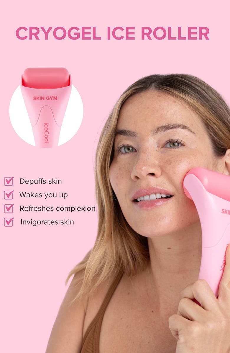 Skin Gym Pink Cryogel Roller, Alternate, color, Pink