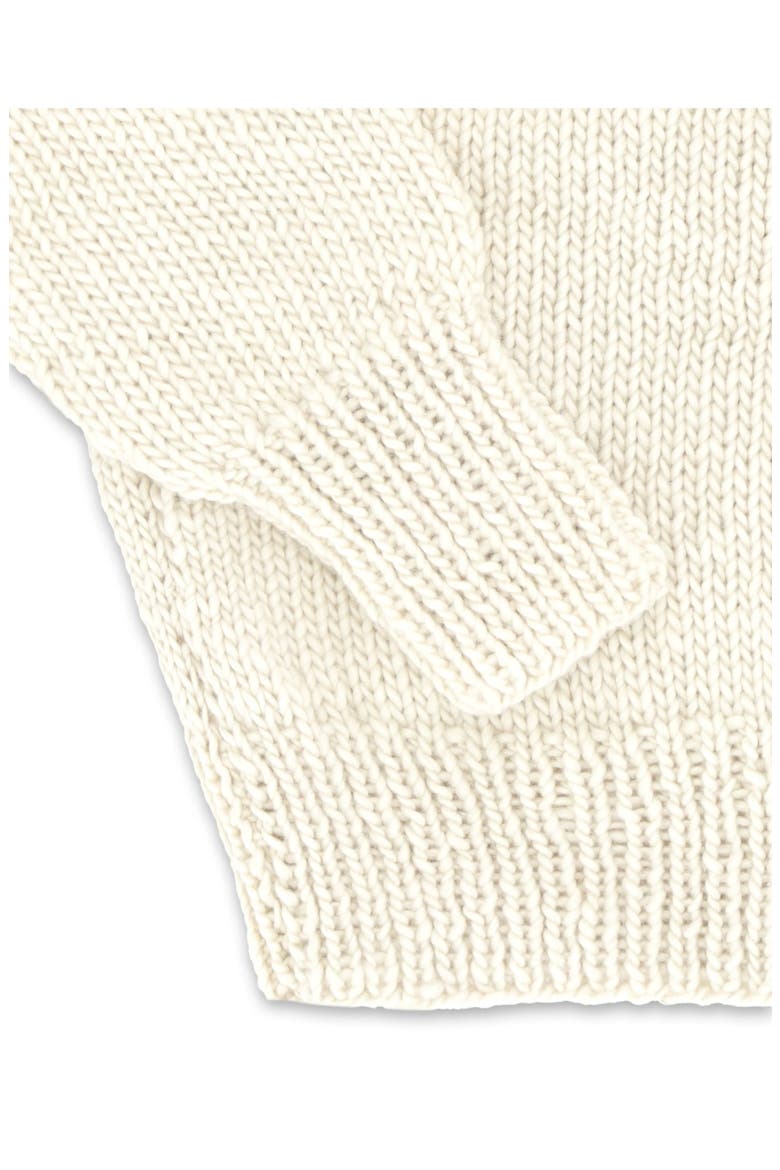 Chamula Merino Wool Cardigan, Alternate, color, Ivory