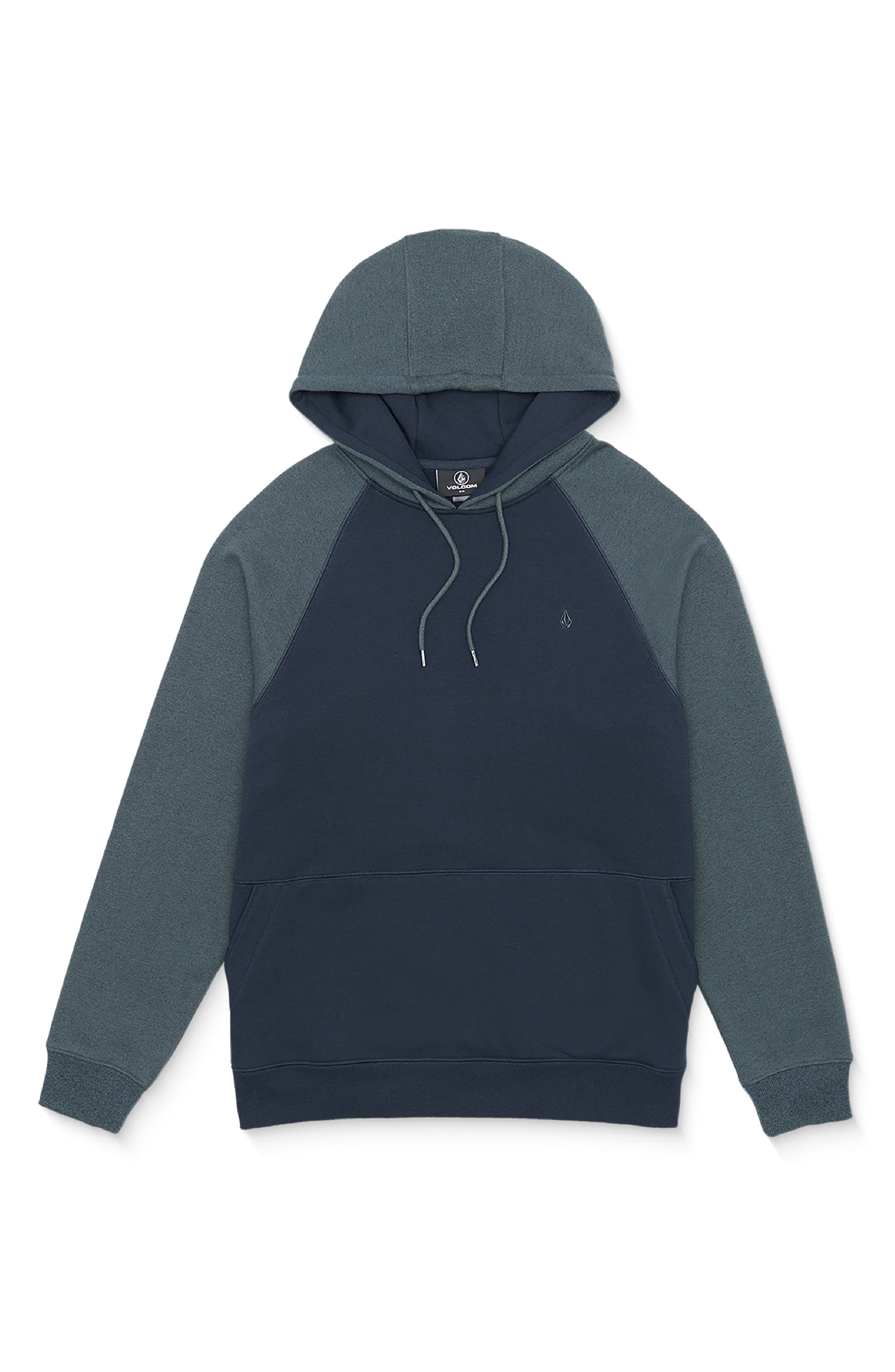 Volcom Homak Raglan Sleeve Hoodie in Navy 