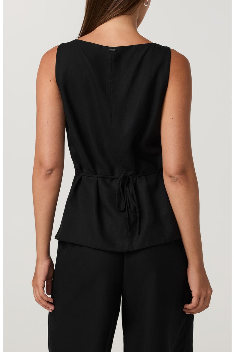Trestles Twill Vest, Alternate, color, BLACK