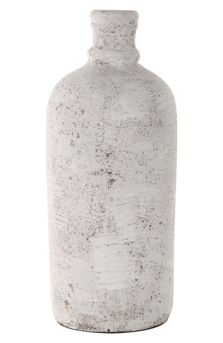 GINGER BIRCH STUDIO Cream Ceramic Vase, Alternate, color, Cream