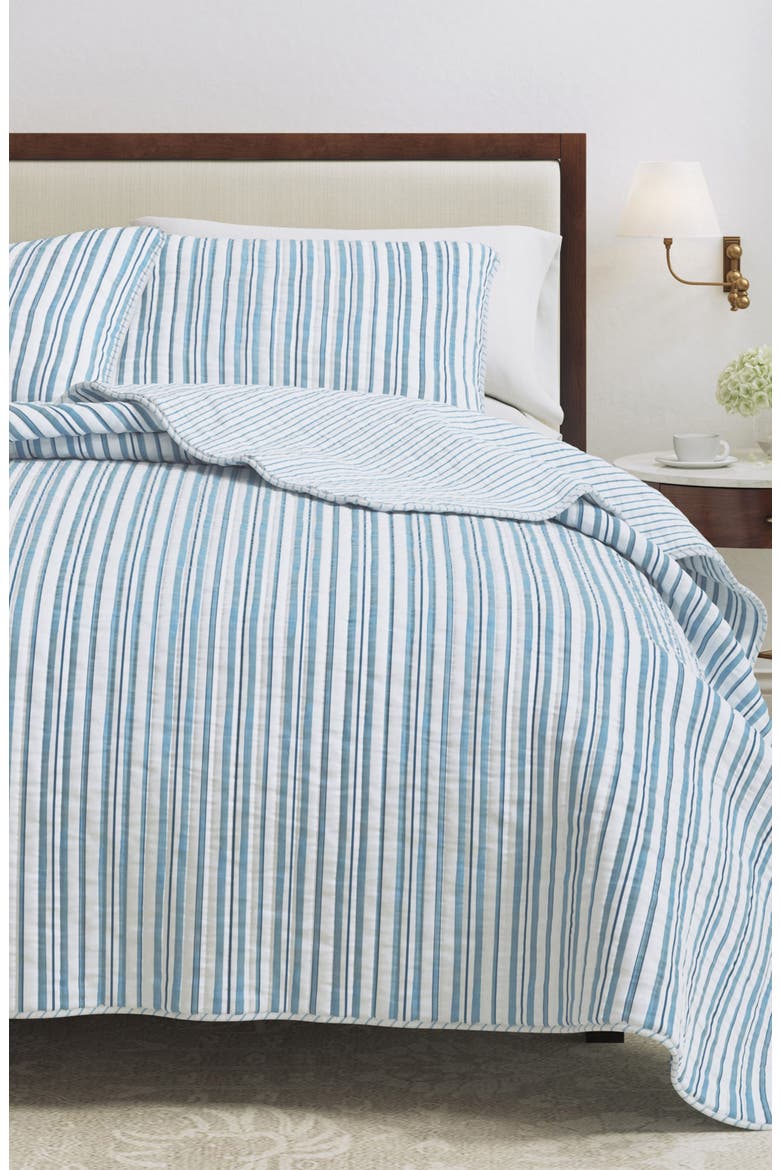 Watercolor Striped Quilt Set, Alternate, color, BLUE WATERCOLOR STRIPE