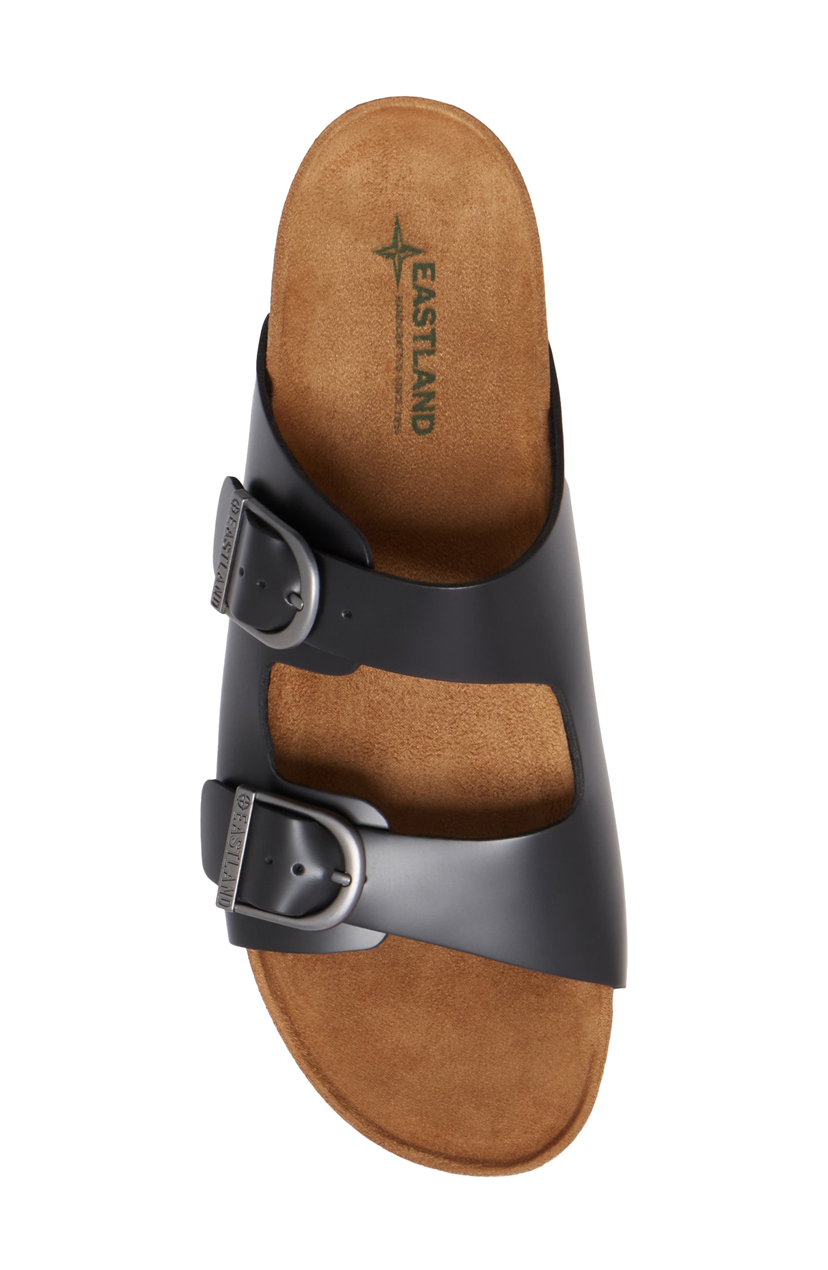 Eastland Cambridge Slide Sandal, Alternate, color, Black