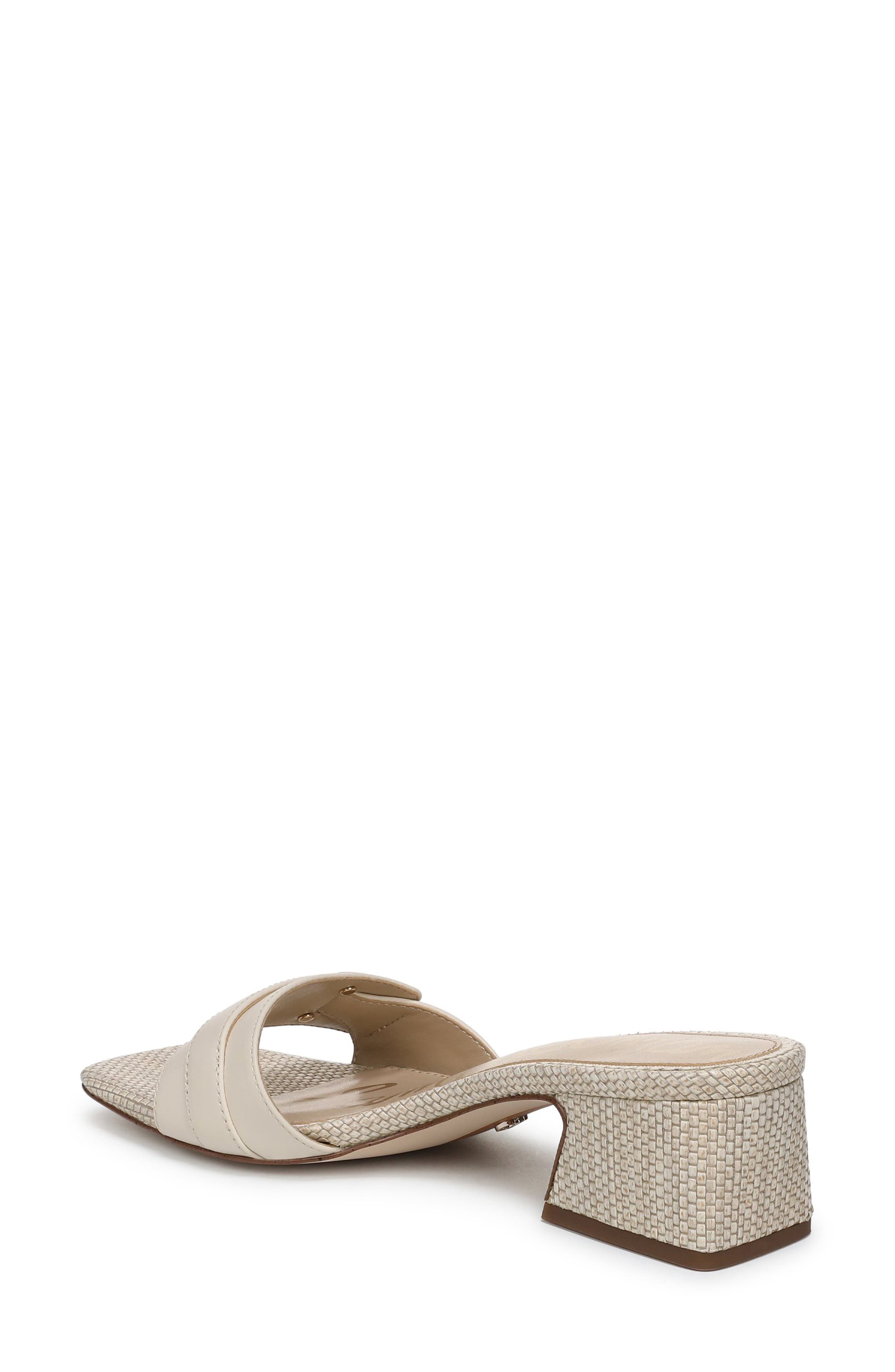 Sam Edelman Wilma Block Heel Slide Sandal, Alternate, color, Modern Ivory
