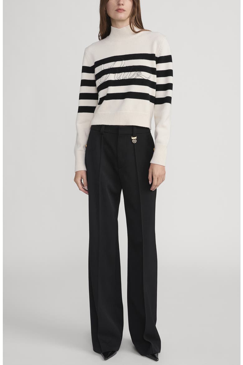 Ritz High Waist Wide Leg Pants, Alternate, color, BLACK