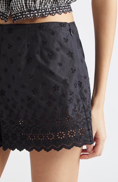 DOEN DÔEN ARBRE ORGANIC COTTON EYELET SHORTS