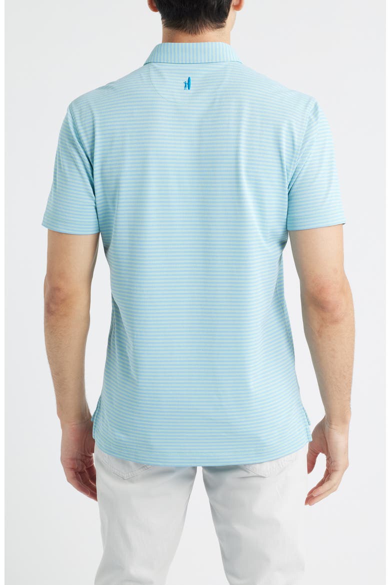 Stetsons Stripe Performance Jersey Polo, Alternate, color, MACAW